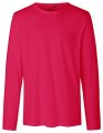 Heren T-shirt Neutral Long Sleeve Pink